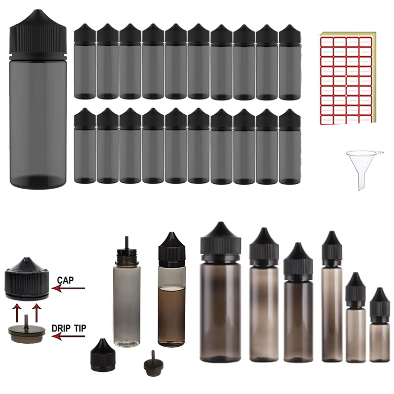 Juice Bottle Dropper - Bouteille vide en plastique pour remplissage