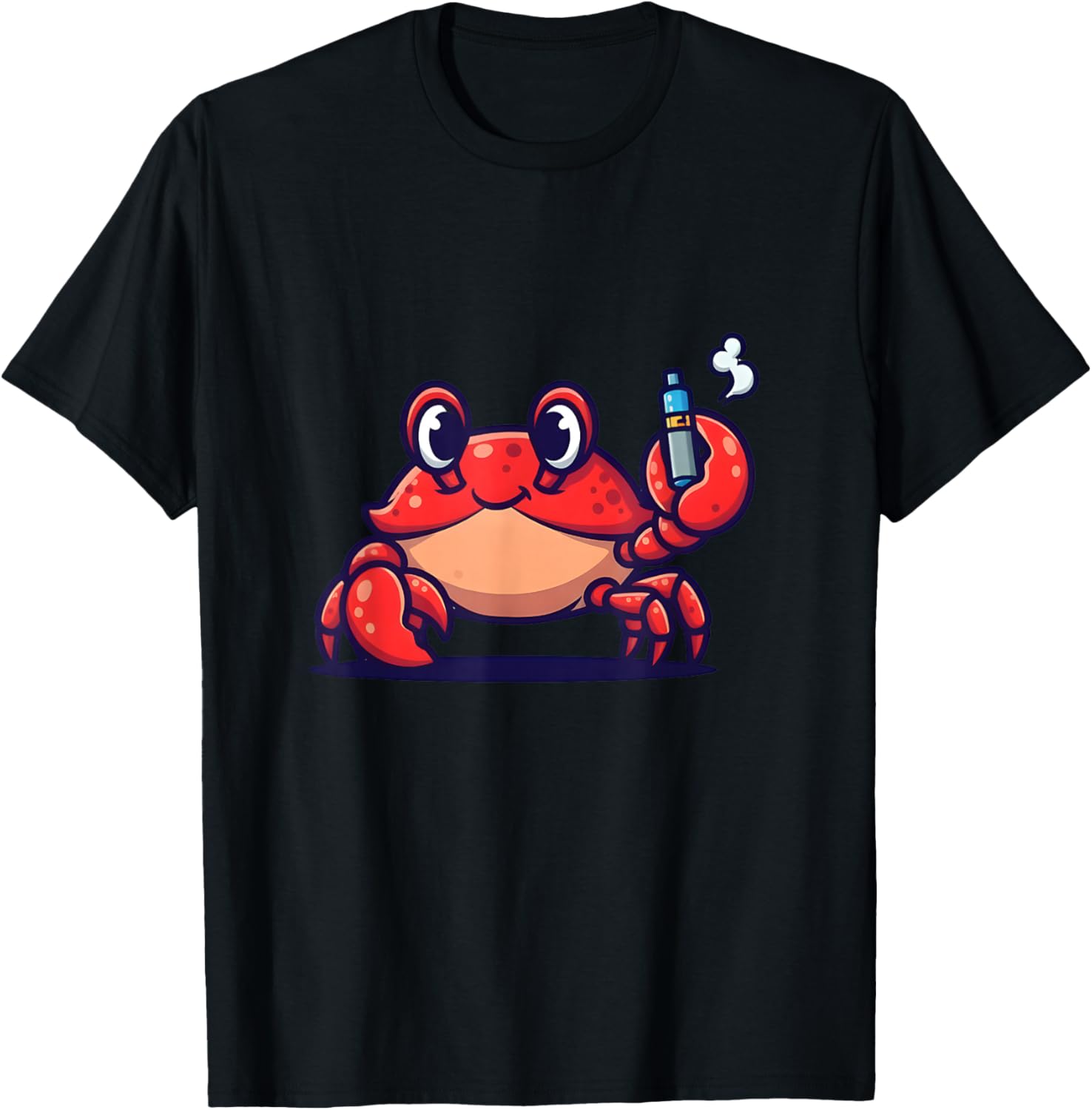 Vaping Shop - Dessin animé drôle crabe vaping vaporisateur