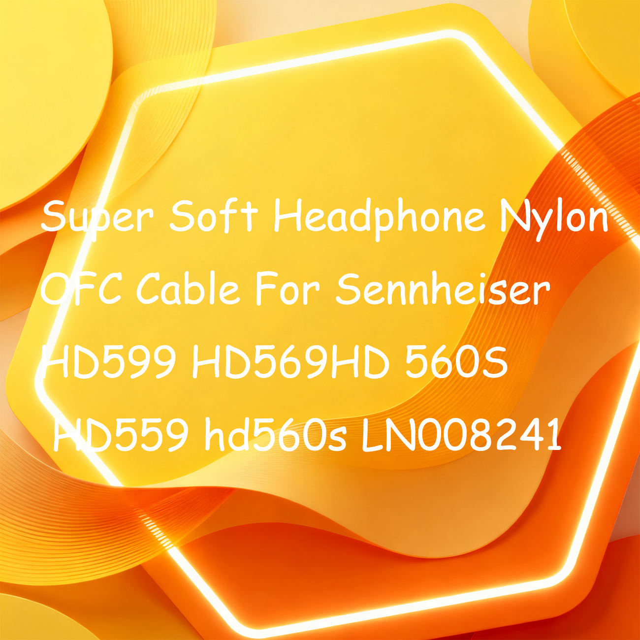 Sennheiser Headphone Hd 560S - Câble en nylon OFC super doux