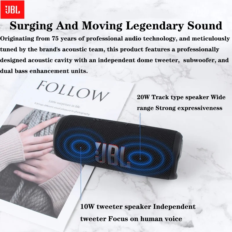 JBL Flip 6, enceinte sans fil  - Jbl Speaker Flip 6 avis et prix