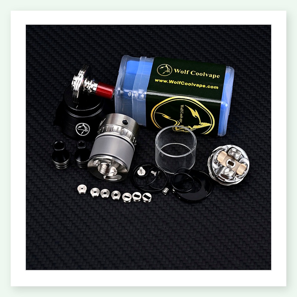 Wolfcoolvape NOLA RTA 3.2ml At - Vaping Air avis et prix