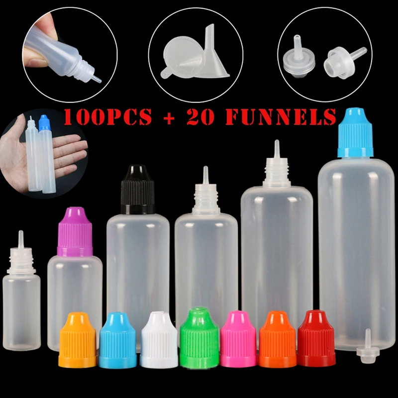 100 pièces 3/5/10/15/20/30/50/ - Juice Bottle Dropper avis et prix