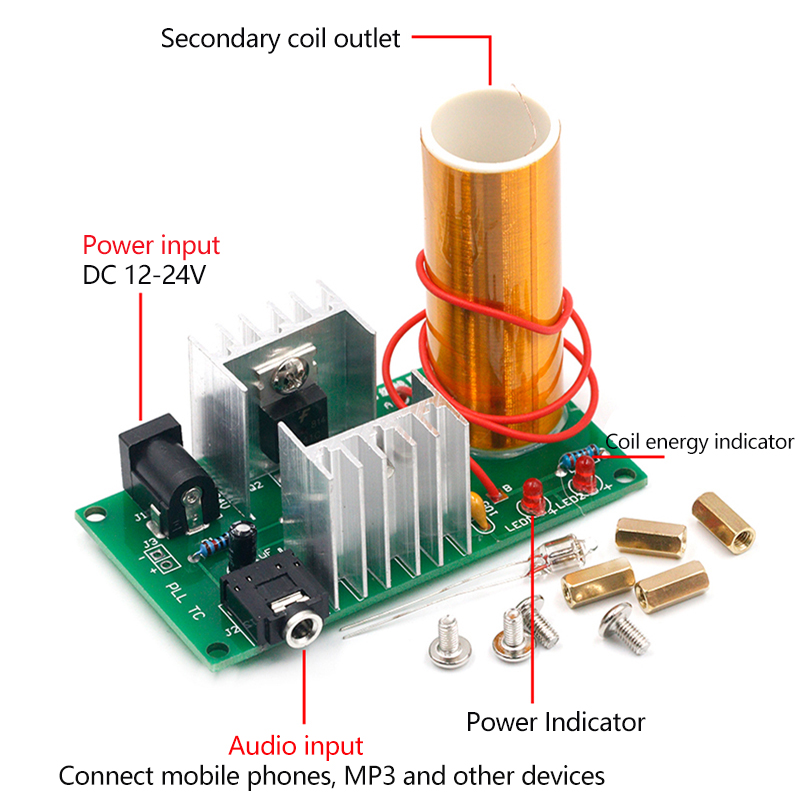Mini bobine Tesla, Kit électro - Coil Building Kit avis et prix